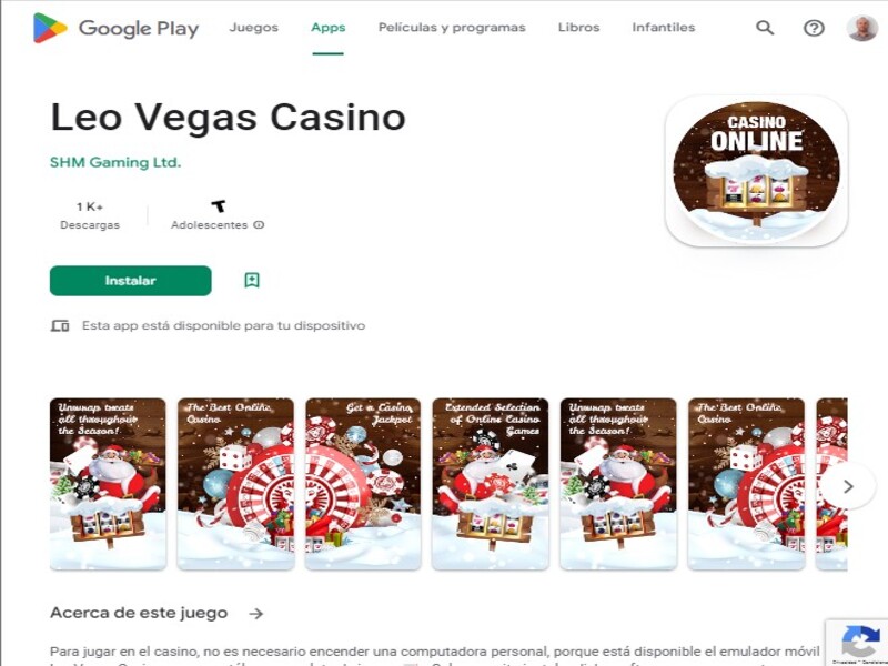 Funktionen der Leovegas-App für Android