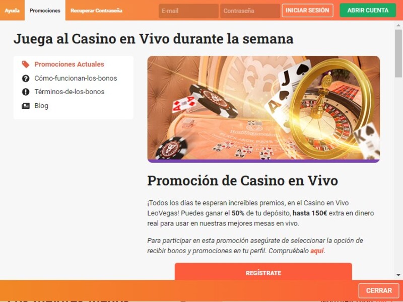 So funktioniert Leovegas