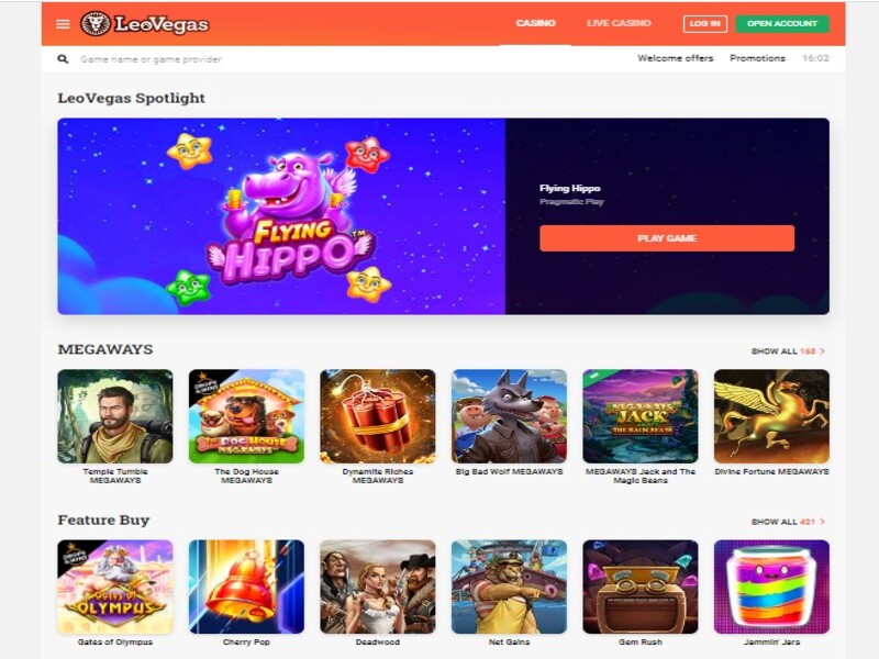 Gränser och avbrott för Leovegas-användare